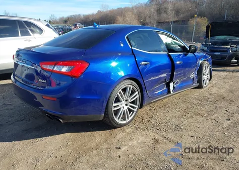 2015 Maserati Ghibli S Q4 from USA, damaged, VIN ZAM57RTA8F1144338